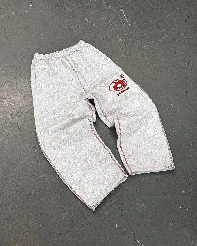 Embroidery Loose Harajuku Sweatpants