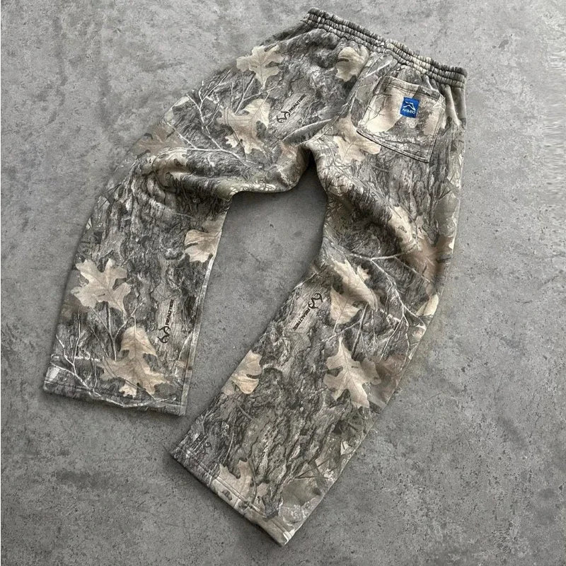 Oversized harajuku Sweat-Pants Camouflage