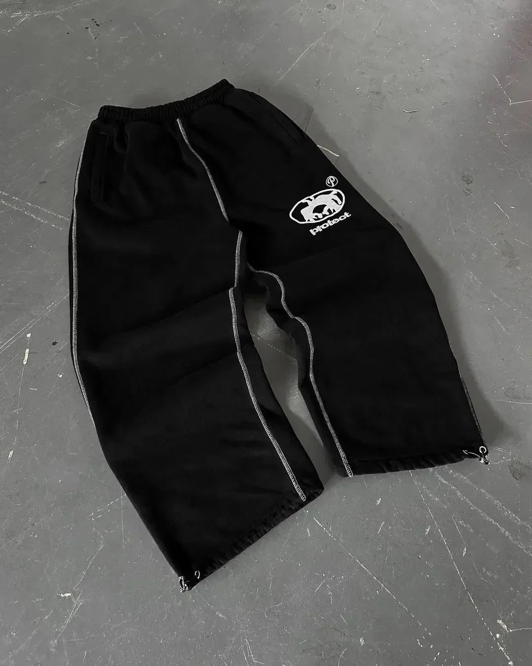 Embroidery Loose Harajuku Sweatpants